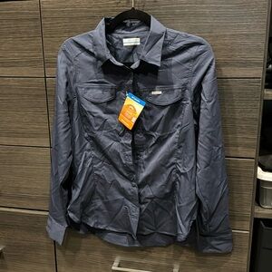 New Columbia blue light, long sleeve shirt